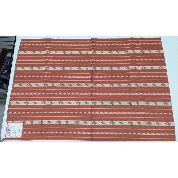 Brunschwig & Fils Fabric Remnant Jacqueline Striped Lisere 25 x 37 inches - Picture 1 of 4